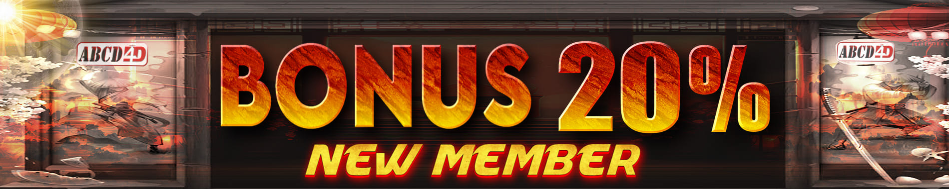 Bonus New Member 20%